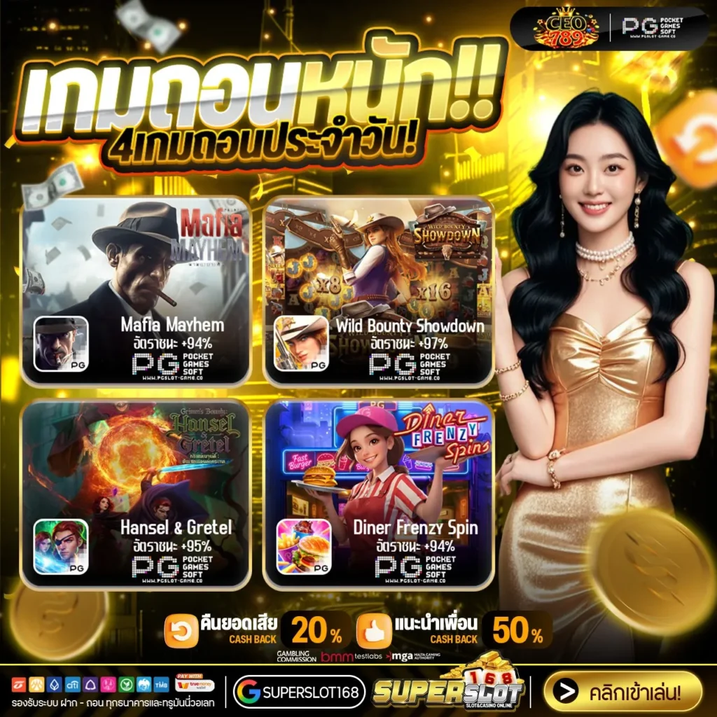 SUPERSLOT ฝาก-ถอน ไม่มีขั้นต่ำ