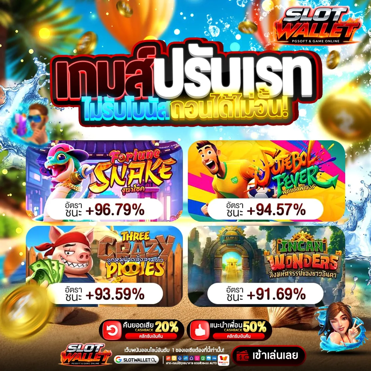 ทางเข้าใหม่ล่าสุด SUPERSLOT ลื่นปรื๊ด ไม่มีค้างชัวร์